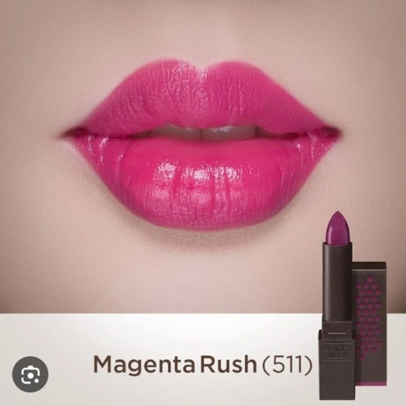 Burt's Bees Satin Lipstick in Magenta Rush - Picture 1 of 12